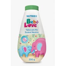 Talco em pó Bebê Love Suave Neutro 200g