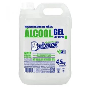 Álcool Gel Antisséptico Barbarex 70° 5 Litros