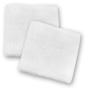 Compressa de Gaze Estéril Hérika 13 fios 7,5cm x 7,5cm com 10 unidades