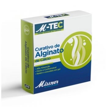 Curativo de Alginato de Cálcio M-TEC Missner - 10cm x 10cm