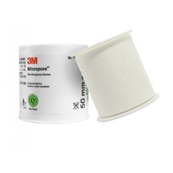 Micropore Branco 50mm x 10m 3M 