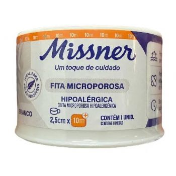 Micropore Branco Missner 2,5cm x 10m  