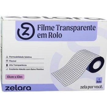 Filme Transparente em Rolo Zelara 10cm x 10m