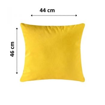 Capa Para Almofada Impermeável Napa Amarela 