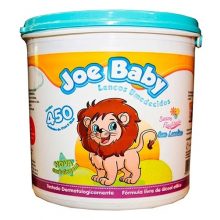 Balde de Lenços Umedecidos Joe Baby 450 unidades