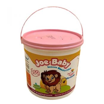Balde de Lenços Umedecidos Joe Baby 450 unidades