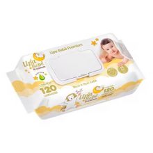 Toalhas Umedecidas Upa Bebê Premium 20cm x 15cm com 120 unidades