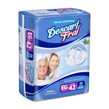 Fralda Geriátrica Descart Fral tamanho EG com 42 unidades Fralda Geriátrica Descart Fral tamanho EG com 42 unidades